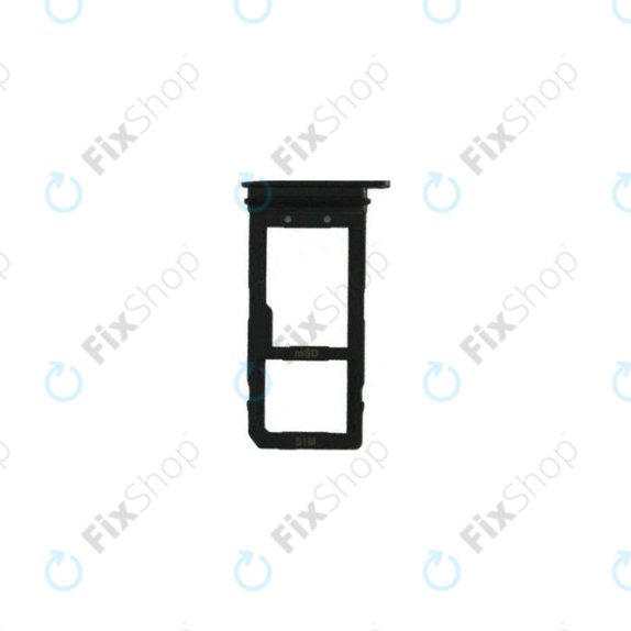 HTC U11 - SIM + SD reža (Brilliant Black) - 72H0A209-02M Genuine Service Pack