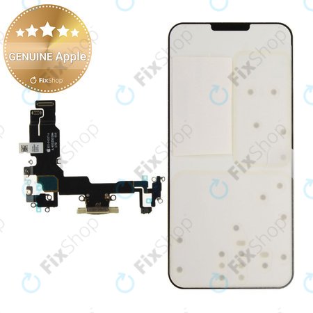 Priključek za polnjenje + Flex kabel za iPhone 15 | Yellow | 923-09762 | Genuine Apple