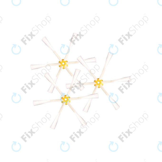 iRobot Roomba 500, 600, 700-series - stranska krtača z več rokami (3 kosi)