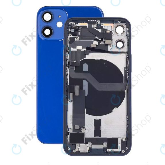 Apple iPhone 12 Mini - Zadnje ohišje z majhnimi deli (Blue)