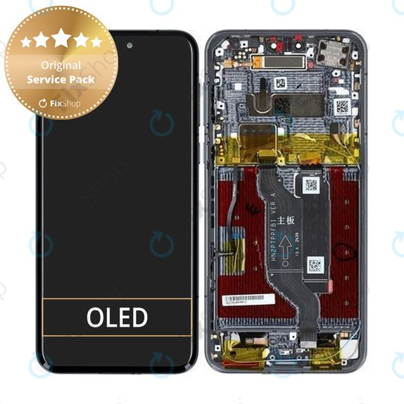 Honor Magic7 Pro - LCD zaslon + steklo na dotik + okvir (Black) - 0235AMRV Genuine Service Pack
