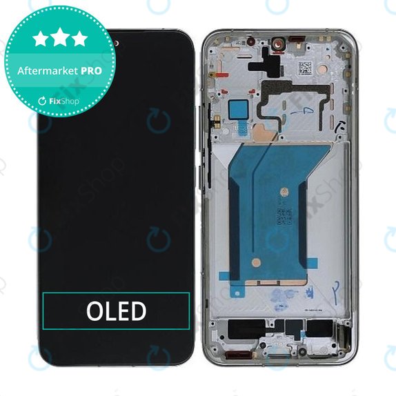 Xiaomi 14 23127PN0CC - LCD zaslon + steklo na dotik + okvir (White) OLED