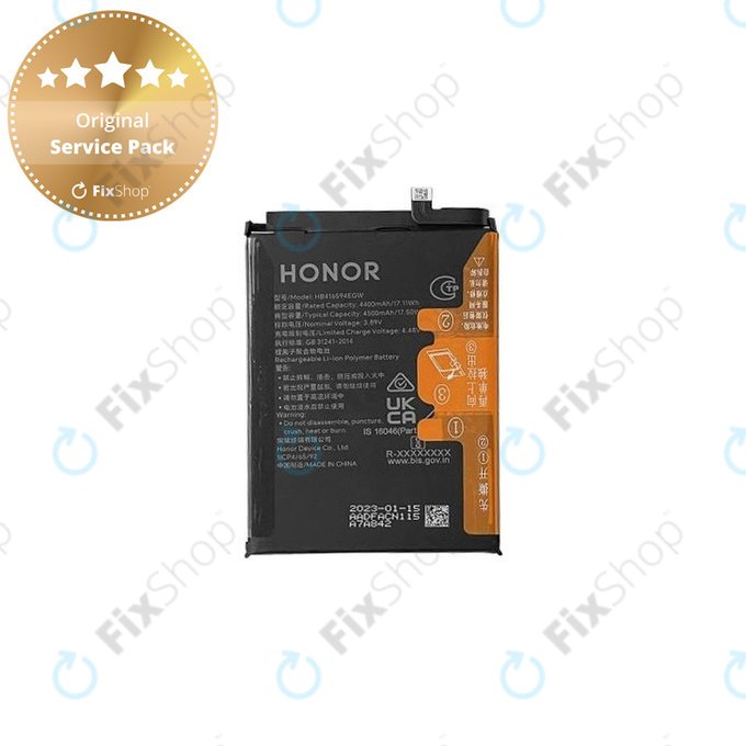 Honor X8a, Honor 90 Lite - Baterija HB416594EGW 4500mAh - 2402AADF Genuine Service Pack