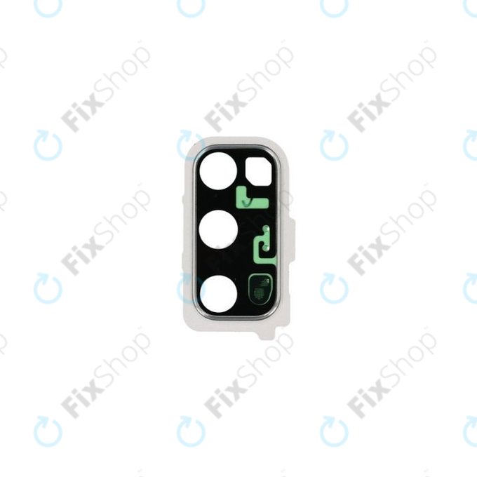 Samsung Galaxy S20 G980F - Stekleni okvir zadnje kamere (Cloud White) - GH98-45072B Genuine Service Pack