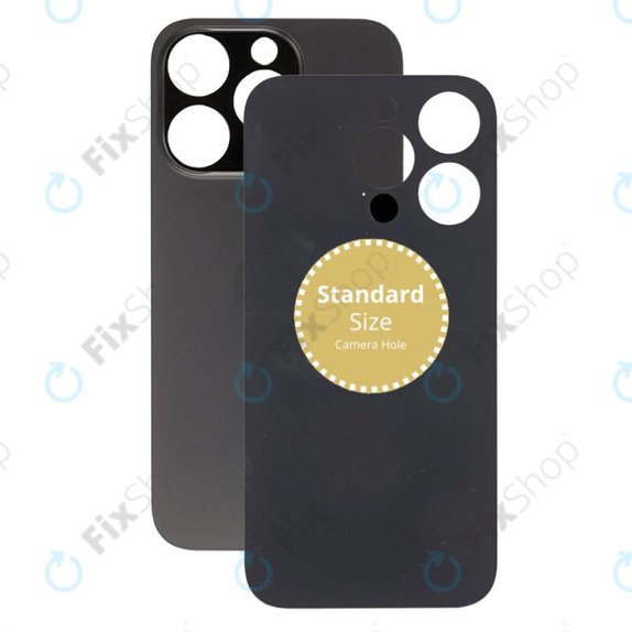 Apple iPhone 14 Pro - steklo zadnjega ohišja (Space Black)