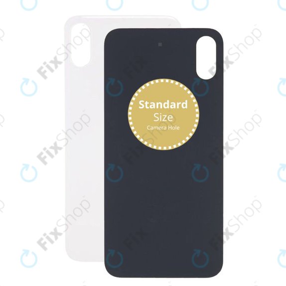 Apple iPhone X - Steklo zadnjega ohišja (Silver)