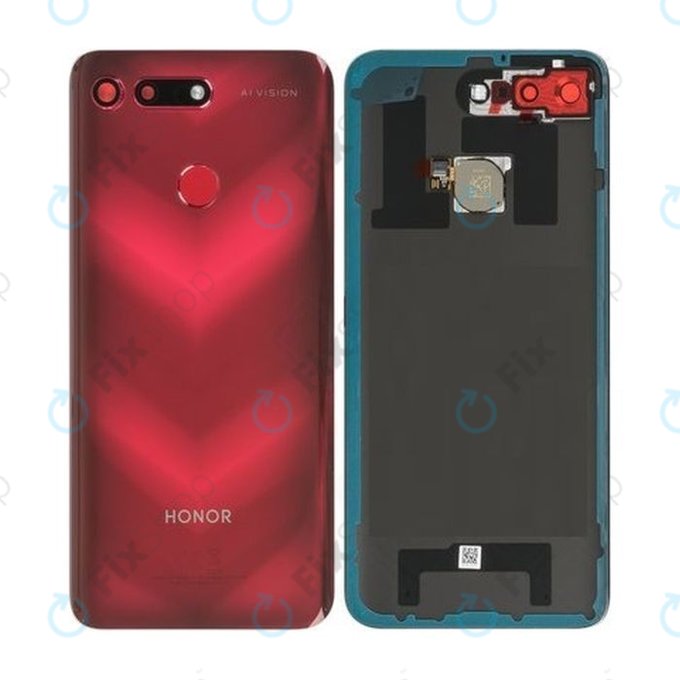 Huawei Honor View 20 - Pokrov baterije + senzor prstnih odtisov (Phantom Red) - 02352LNW, 02352JKH Genuine Service Pack