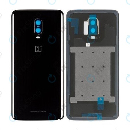 OnePlus 6T - Pokrov baterije (Mirror Black) - 2011100043 Genuine Service Pack