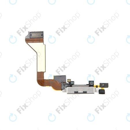 Apple iPhone 4 - Konektor za polnjenje + mikrofon + fleksibilni kabel (Black)