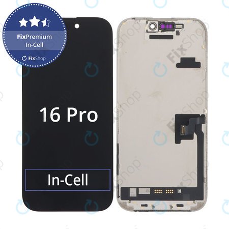 Apple iPhone 16 Pro  - LCD zaslon + steklo na dotik + okvir In-Cell FixPremium