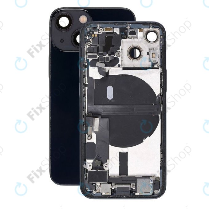 Apple iPhone 13 Mini - zadnje ohišje z majhnimi deli (Midnight)