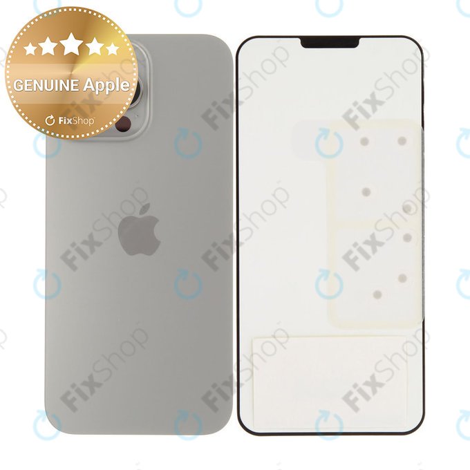 Steklo zadnjega ohišja za iPhone 16 Pro Max | Natural Titanium | 661-44961 | Genuine Apple