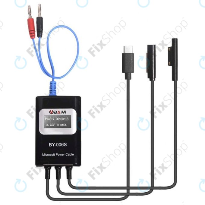 BY-006S - Večnamenski napajalni kabel za Microsoft Surface Book, Go, Laptop, Pro, RT