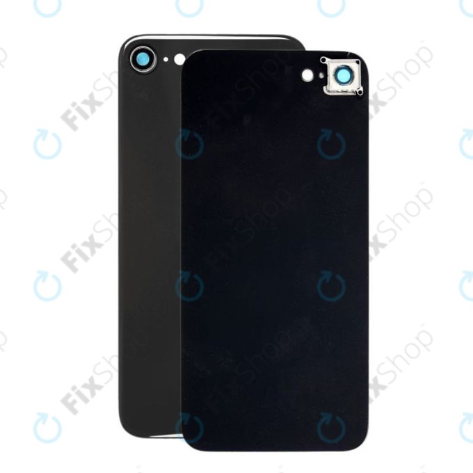 Apple iPhone 8 - steklo zadnjega ohišja + steklo zadnje kamere (Space Gray)