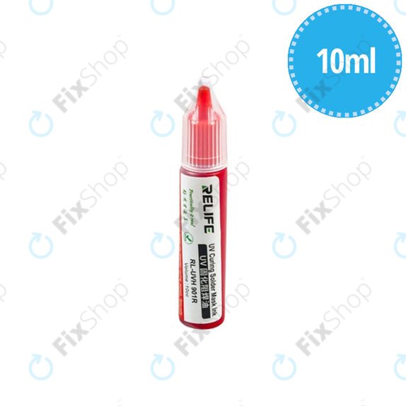 Relife RL-UVH901R - UV utrjujoča spajkalna maska - 10ml (Rdeča)
