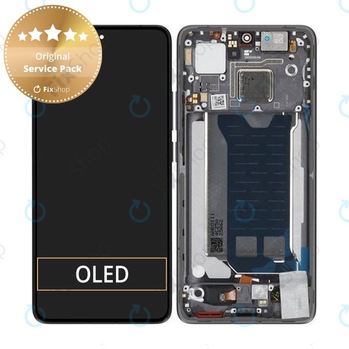Xiaomi Poco F7 Pro 5G - LCD zaslon + steklo na dotik + okvir (Black) - 56002300O1100 Genuine Service Pack