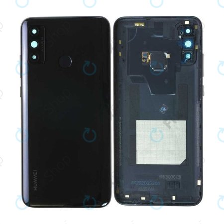 Huawei P Smart (2020) - Pokrov baterije (Midnight Black) - 02353RJV Genuine Service Pack