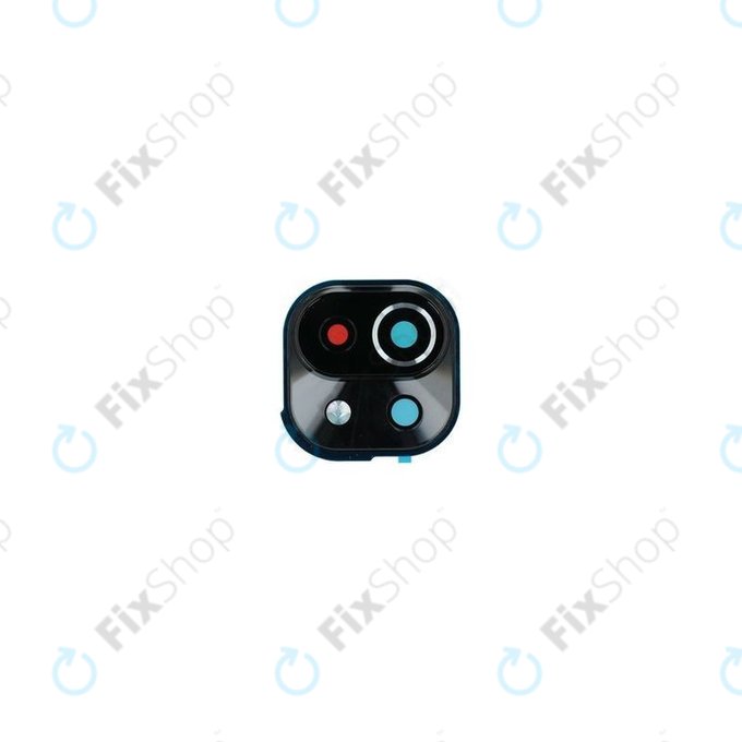 Xiaomi 11 Lite 5G NE 2109119DG 2107119DC - Steklo zadnje kamere + okvir (Truffle Black) - 5600060K9A00 Genuine Service Pack