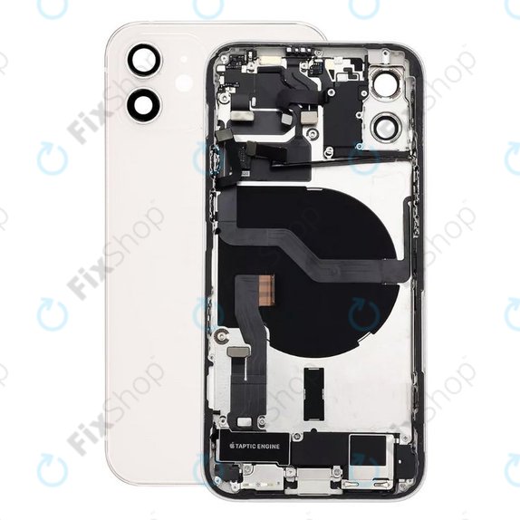 Apple iPhone 12 - Zadnje ohišje z majhnimi deli (White)