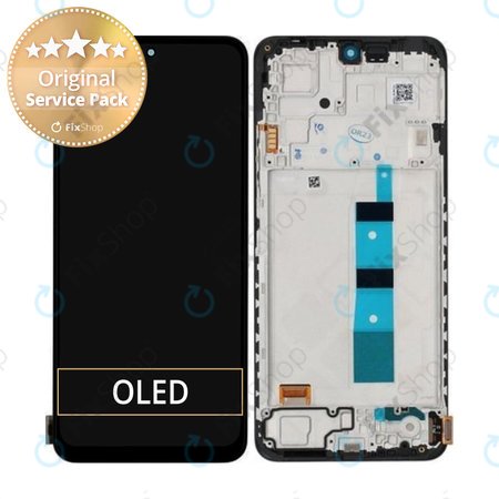 Xiaomi Redmi Note 12 23021RAAEG 23021RAA2Y - LCD zaslon + steklo na dotik + okvir (Onyx Gray) - 56000100M700 Genuine Service Pack