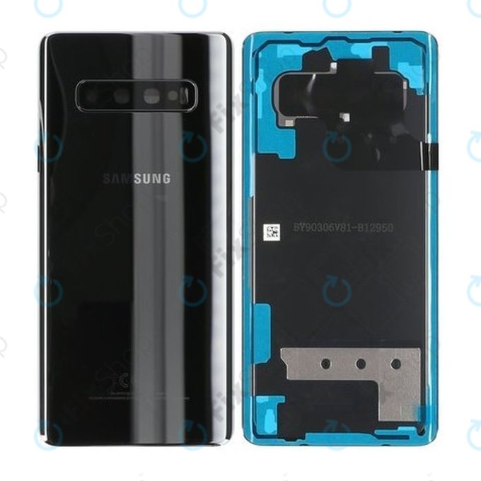 Samsung Galaxy S10 Plus G975F - Pokrov baterije (Ceramic Black) - GH82-18867A Genuine Service Pack
