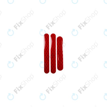 Ninebot Segway ES1, ES2, ES3, ES4 - Komplet odsevnih trakov (Red) - 3 kosi