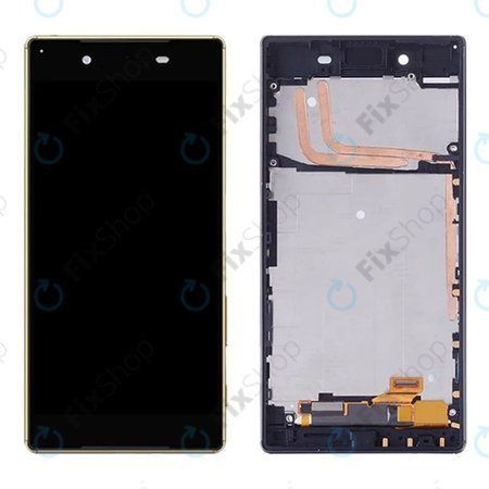 Sony Xperia Z5 E6653 - LCD zaslon + steklo na dotik + okvir (Black) TFT