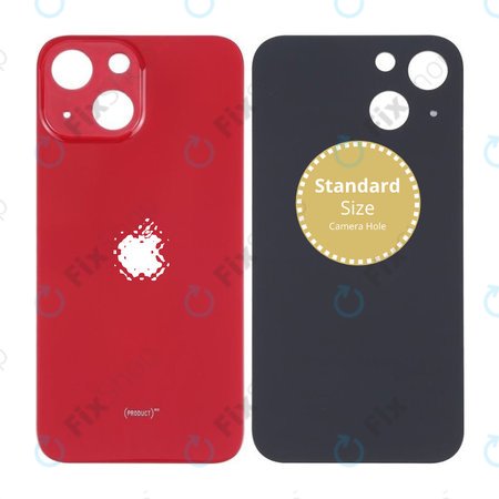 Apple iPhone 13 Mini - Steklo zadnjega ohišja (Red)