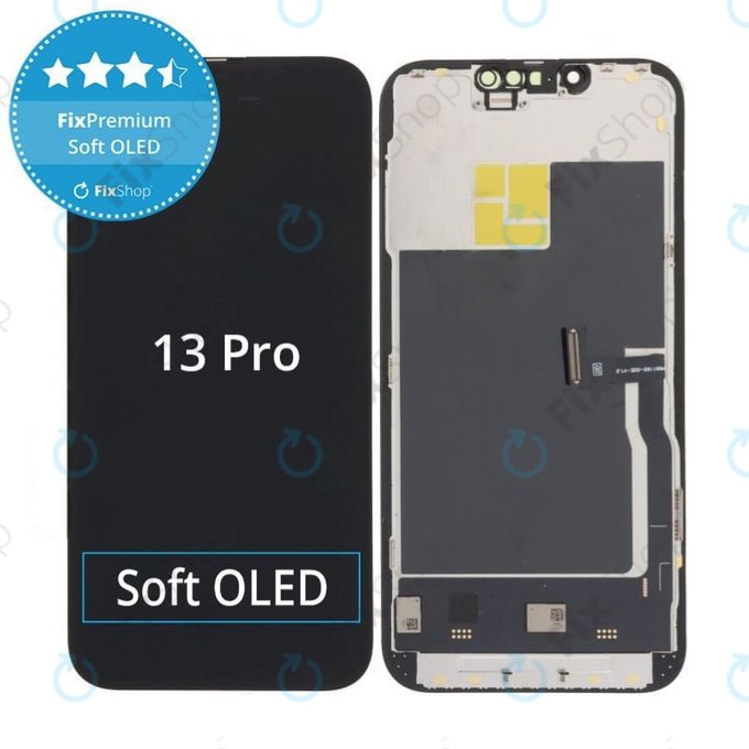 Zaslon Soft OLED za iPhone 13 Pro - Zaslon na dotik + Okvir, DIAGNOSTIC