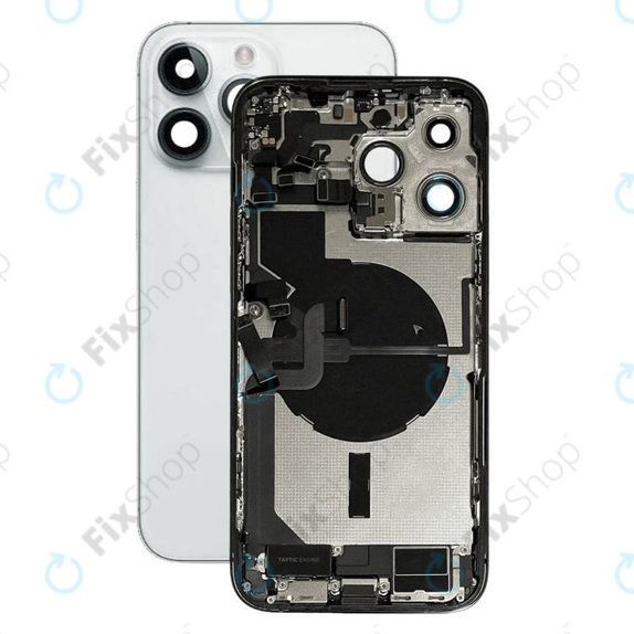 Apple iPhone 14 Pro Max - Zadnje ohišje z majhnimi deli (Silver)