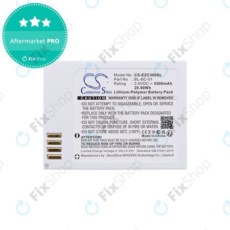 Baterija za Ezviz C3a, 5500mAh, Li-Pol, 3.8V, BL-BC-01, HQ