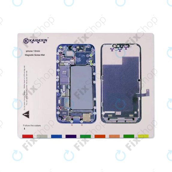 Magnetni organizator z vijaki s shemo (iPhone 13 mini)