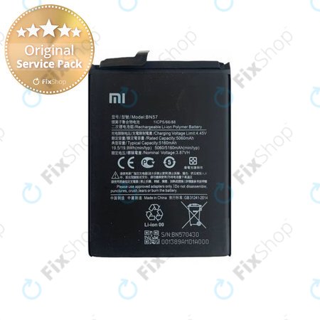 Xiaomi Poco X3 NFC, X3 Pro - Baterija BN57 5160mAh - 460200003J1G Genuine Service Pack