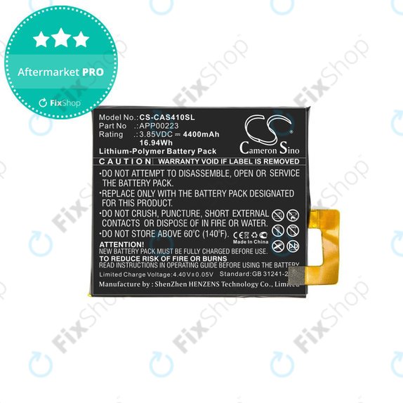 Baterija za Caterpillar CAT S41, 4400mAh, Li-Pol, 3.85 V, APP00223, HQ