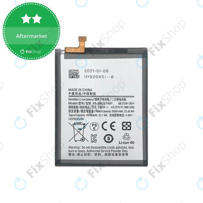 Samsung Galaxy M21 M215F, M30s M307F - Baterija EB-BM207ABY 6000mAh