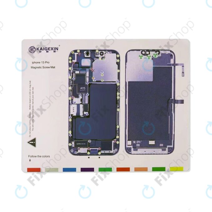 Magnetni organizator z vijaki s shemo (iPhone 13 Pro)