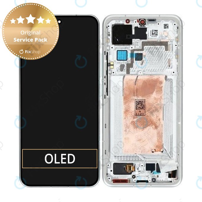 Xiaomi 15 5G - LCD zaslon + steklo na dotik + okvir (White) - 560062000O300 Genuine Service Pack