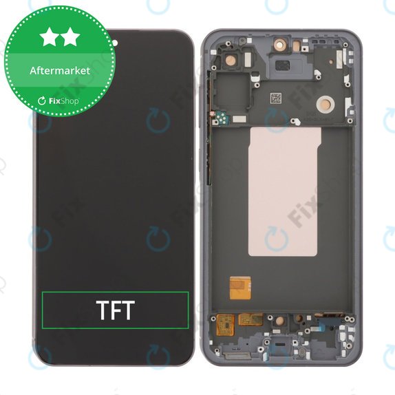 Samsung Galaxy A56 A566E - LCD zaslon + steklo na dotik + okvir (Awesome Graphite) TFT