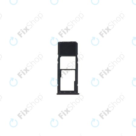 Samsung Galaxy A7 A750F (2018) - Reža za kartico SIM (Black) - GH98-43635A Genuine Service Pack