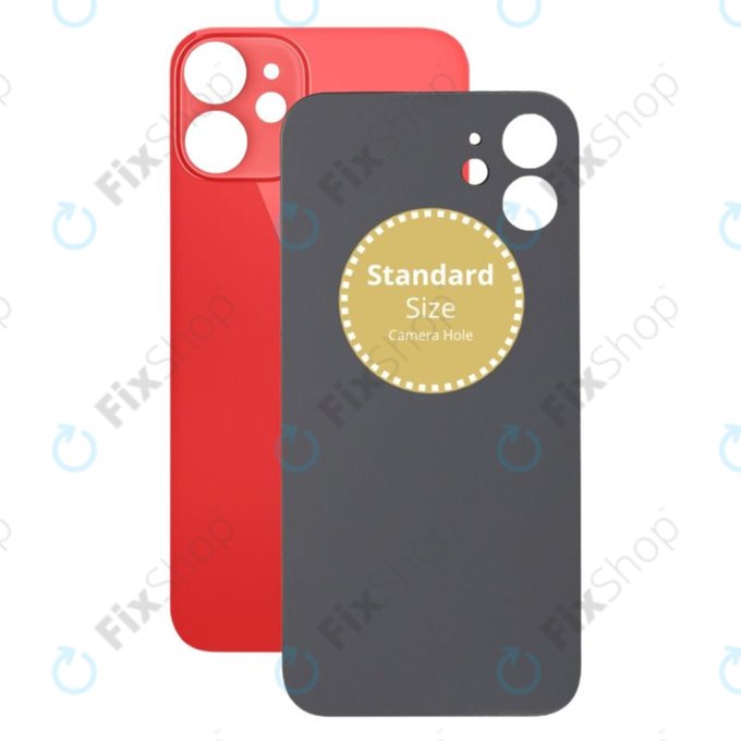 Apple iPhone 12 Mini - Steklo zadnjega ohišja (Red)