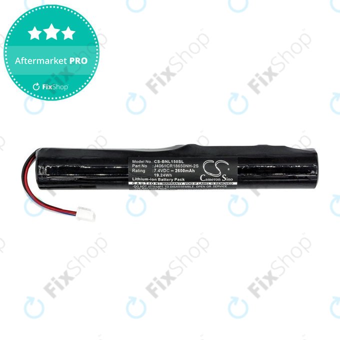 Baterija za Bang & Olufsen Beolit 15, 17, Beoplay A2, 2600mAh, Li-Ion, 7.4V, J406/ICR18650NH-2S, HQ