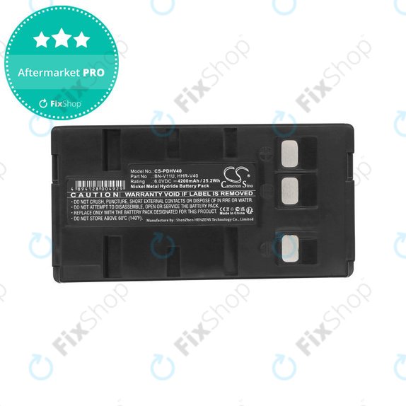 Baterija za Blaupunkt, Grundig, JVC, Metz, Panasonic, Philips, Siemens, 4200mAh, Ni-MH, 6V, HHR-V40, HQ