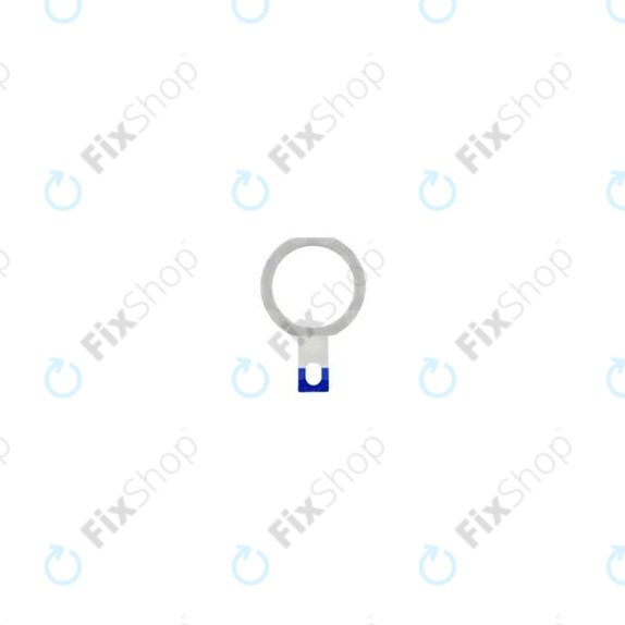 Apple iPad Air - Gumbi Domov s plastičnim obročem (White)