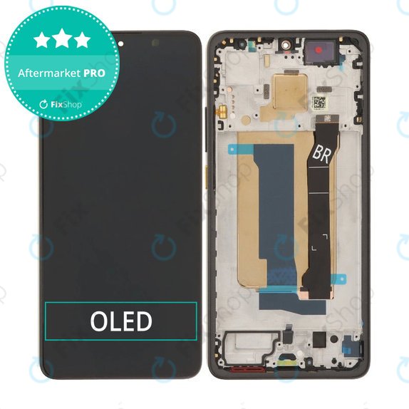 Xiaomi Poco X7 Pro - LCD zaslon + steklo na dotik + okvir (Yellow) OLED