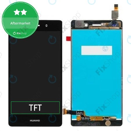 Huawei P8 lite - LCD zaslon + steklo na dotik (Black) TFT