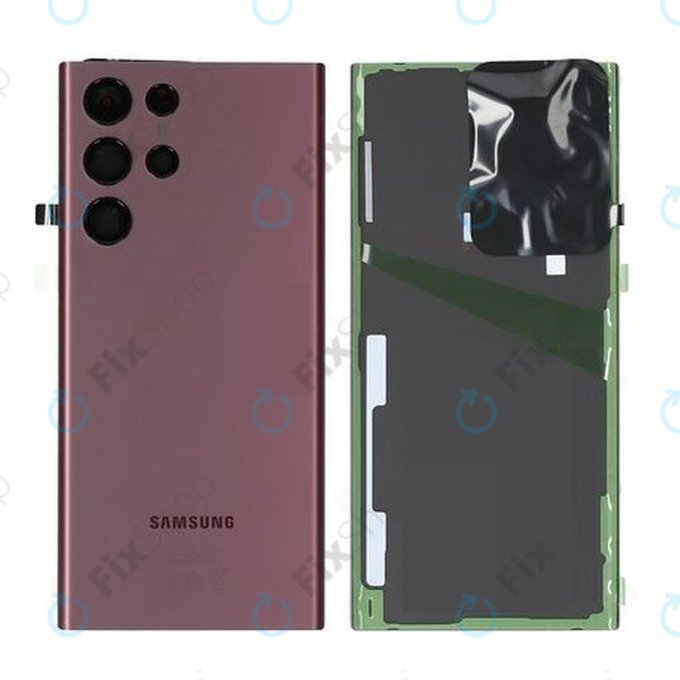 Samsung Galaxy S22 Ultra S908B - Pokrov baterije (Burgundy) - GH82-27457B Genuine Service Pack