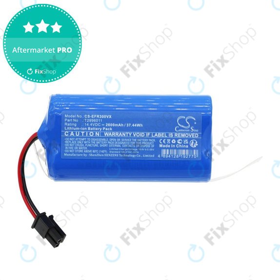 Baterija za Eufy RoboVac L30 Hybrid+, Concept VR2110, 2600mAh, Li-Ion, 14.4V, T2996011, HQ