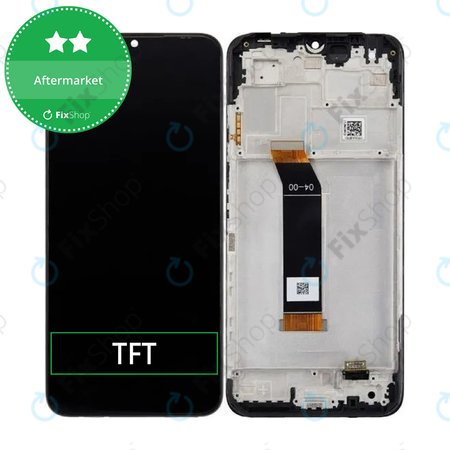 Xiaomi Poco M4 5G 22041219PG - LCD zaslon + steklo na dotik + okvir (Power Black) - 560005L19P00 Genuine Service Pack