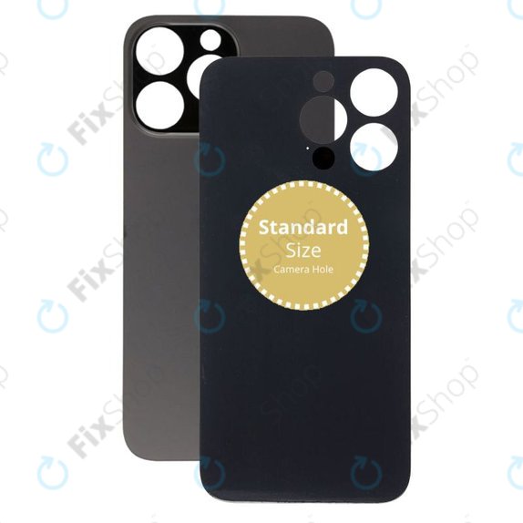 Apple iPhone 14 Pro Max - zadnje steklo ohišja (Space Black)