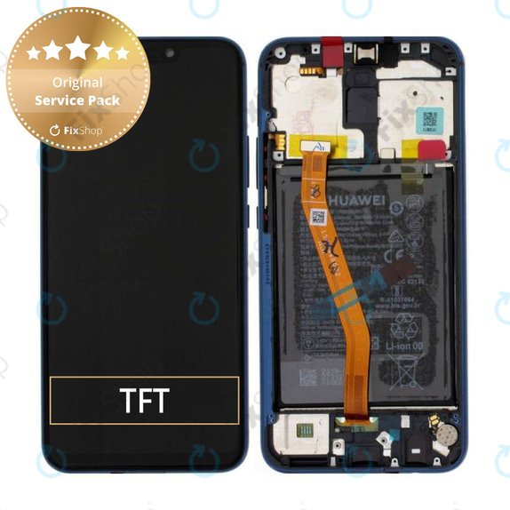 Huawei Mate 20 Lite - LCD zaslon + steklo na dotik + okvir + baterija (Sapphire Blue) - 02352DKM, 02352GTT Genuine Service Pack